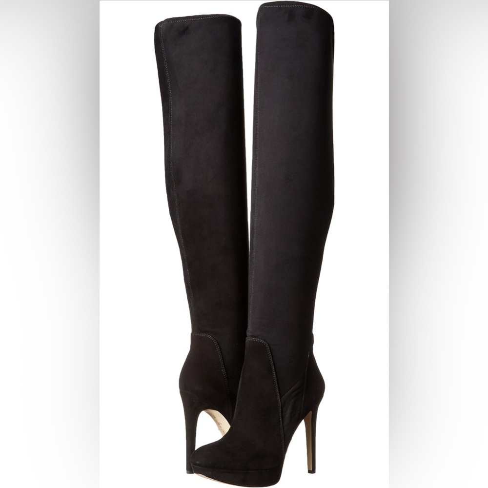 Sam Edelman Amber Over-the-Knee Suede Stiletto Boots-size 8.5